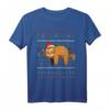 Ugly Christmas Faultier T-Shirt - Lustiges Weihnachtsmotiv für Faultier-Fans und humorvolle Feiertagsmode