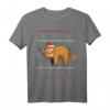 Ugly Christmas Faultier T-Shirt - Lustiges Weihnachtsmotiv für Faultier-Fans und humorvolle Feiertagsmode