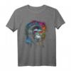 Affe Monkey DJ mit Kopfhörer und Sonnenbrille Disco T-Shirt – Cooles Party-Outfit für DJ und Musikliebhaber