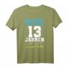 Als Gott Mich Schuf 13 Jahre Jungen Mädchen Geburtstags T-Shirt – Perfektes Outfit und Geschenk zum 13. Geburtstag für Jungen und Mädchen