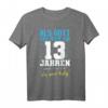 Als Gott Mich Schuf 13 Jahre Jungen Mädchen Geburtstags T-Shirt – Perfektes Outfit und Geschenk zum 13. Geburtstag für Jungen und Mädchen