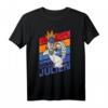HapPanda King Julien Portrait T-Shirt - Offiziell lizenziertes Geburtstagsgeschenk für Männer
