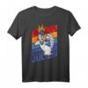 HapPanda King Julien Portrait T-Shirt - Offiziell lizenziertes Geburtstagsgeschenk für Männer