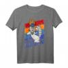 HapPanda King Julien Portrait T-Shirt - Offiziell lizenziertes Geburtstagsgeschenk für Männer