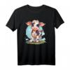 Niedliches Kalb Kinder T-Shirt – Lustiges Tiermotiv für Jungen und Mädchen, perfektes Geschenk zu Weihnachten, Geburtstag & 4. Juli