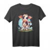Niedliches Kalb Kinder T-Shirt – Lustiges Tiermotiv für Jungen und Mädchen, perfektes Geschenk zu Weihnachten, Geburtstag & 4. Juli