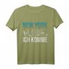 New York ich komme USA Geschenk T-Shirt - Perfekte Geschenkidee für Reisende, New York Fans und Patriotische Amerikaner zu Weihnachten, Geburtstag oder 4. Juli