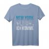 New York ich komme USA Geschenk T-Shirt - Perfekte Geschenkidee für Reisende, New York Fans und Patriotische Amerikaner zu Weihnachten, Geburtstag oder 4. Juli