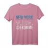 New York ich komme USA Geschenk T-Shirt - Perfekte Geschenkidee für Reisende, New York Fans und Patriotische Amerikaner zu Weihnachten, Geburtstag oder 4. Juli