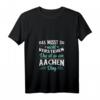 Damen Aachen Ding T-Shirt mit V-Ausschnitt - Stolz auf die Stadt Aachen, perfektes Geschenk & Andenken für Liebhaber