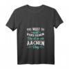 Damen Aachen Ding T-Shirt mit V-Ausschnitt - Stolz auf die Stadt Aachen, perfektes Geschenk & Andenken für Liebhaber