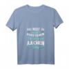 Damen Aachen Ding T-Shirt mit V-Ausschnitt - Stolz auf die Stadt Aachen, perfektes Geschenk & Andenken für Liebhaber
