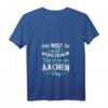 Damen Aachen Ding T-Shirt mit V-Ausschnitt - Stolz auf die Stadt Aachen, perfektes Geschenk & Andenken für Liebhaber
