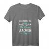 Damen Aachen Ding T-Shirt mit V-Ausschnitt - Stolz auf die Stadt Aachen, perfektes Geschenk & Andenken für Liebhaber
