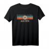 Vintage Aachen Kompass Retro Heimatstadt T-Shirt – Perfektes Geschenk für Aachener und Stadtliebhaber im Retro-Design