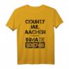 Gefangener Aachen - Gefängnis Kostüm Inmate Knasti für Fasching, Karneval & Partys - Lustiges Knast T-Shirt für Herren