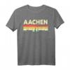 Mein Aachen Skyline Deutschland Heimat Stadt T-Shirt – Stolzes Souvenir & Geschenk für Aachener, Urlauber & Freunde