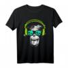 Monkey DJ T-Shirt mit Kopfhörer & Sonnenbrille – Lustiges Party-Shirt für Discogänger und Musikliebhaber