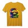 Monkey DJ mit Kopfhörer & Sonnenbrille | Lustiges Party T-Shirt für Disco, Club & Après-Ski