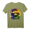 Monkey DJ mit Kopfhörer & Sonnenbrille | Lustiges Party T-Shirt für Disco, Club & Après-Ski