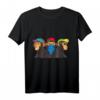 3 Affen Graffiti Design T-Shirt - Lustiges Comic Style Outfit mit Affen, der nichts hört, sieht und spricht – Perfektes Geschenk für Fans von Graffiti, Comics & Humor