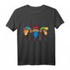 3 Affen Graffiti Design T-Shirt - Lustiges Comic Style Outfit mit Affen, der nichts hört, sieht und spricht – Perfektes Geschenk für Fans von Graffiti, Comics & Humor