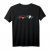 Algerien Deutschland Herzschlag T-Shirt – Flaggen-Design für Algerier in Deutschland, Landestolz & Kulturelle Verbundenheit