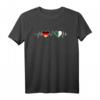 Algerien Deutschland Herzschlag T-Shirt – Flaggen-Design für Algerier in Deutschland, Landestolz & Kulturelle Verbundenheit