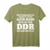 Herren Unterschätze niemals einen alten Mann DDR T-Shirt - Nostalgie & Humor aus Ostdeutschland als Geschenk für DDR Fans & Nostalgiker