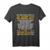 Lustiges HapPanda T-Shirt - Das perfekte Geburtstagsgeschenk für Männer zum 40. Jubiläum