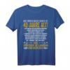 Lustiges HapPanda T-Shirt - Das perfekte Geburtstagsgeschenk für Männer zum 40. Jubiläum