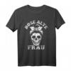 Böse alte Frau T-Shirt mit Totenkopf und Tarnmuster – Lustiges Geschenk für Rentnerinnen, Omas & Großmütter, perfekt für Halloween & Vatertag