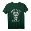 Böse alte Frau T-Shirt mit Totenkopf und Tarnmuster – Lustiges Geschenk für Rentnerinnen, Omas & Großmütter, perfekt für Halloween & Vatertag