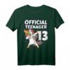 Official Teenager 13 Jahre alt Einhorn T-Shirt - Geburtstagsgeschenk für Mädchen und Jungen, Level 13 Unlocked