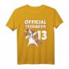 Official Teenager 13 Jahre alt Einhorn T-Shirt - Geburtstagsgeschenk für Mädchen und Jungen, Level 13 Unlocked