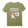 Official Teenager 13 Jahre alt Einhorn T-Shirt - Geburtstagsgeschenk für Mädchen und Jungen, Level 13 Unlocked