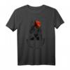 HapPanda T-Shirt mit Schädel-Design – Lustiges Skeletthemd für Halloween, Tattoo- und Radfahrfans