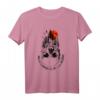 HapPanda T-Shirt mit Schädel-Design – Lustiges Skeletthemd für Halloween, Tattoo- und Radfahrfans
