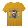 Herren Böser alter Mann - Totenkopf Vintage Biker T-Shirt für Männer und Jungs mit Sarkasmus und Ironie