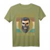 Herren Böser alter Mann - Totenkopf Vintage Biker T-Shirt für Männer und Jungs mit Sarkasmus und Ironie