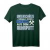 Unterschätze Niemals Einen Alten Mann Ruhrgebiet Bochum T-Shirt – Lustiges Bergmanns-Design als Geschenkidee für Ruhrpott-Fans und Bergmänner