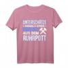 Unterschätze Niemals Einen Alten Mann Ruhrgebiet Bochum T-Shirt – Lustiges Bergmanns-Design als Geschenkidee für Ruhrpott-Fans und Bergmänner