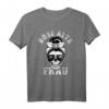Böse alte Frau T-Shirt mit Totenkopf und Tarnmuster – Lustiges Geschenk für Oma, Mutter oder Rentnerin, perfekt für Halloween & Geburtstag