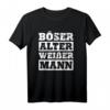 Böser Alter Weißer Mann Statement T-Shirt – Ironisch, Sarkastisch & Humorvoll zum HapPanda