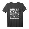Böser Alter Weißer Mann Statement T-Shirt – Ironisch, Sarkastisch & Humorvoll zum HapPanda