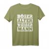 Böser Alter Weißer Mann Statement T-Shirt – Ironisch, Sarkastisch & Humorvoll zum HapPanda