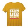 Du denkst ich bin klein lieb und nett Böser Fehler - Lustiges sarkastisches T-Shirt für kleine Frauen und Männer mit Humor