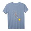 Sonnensystem Planeten T-Shirt mit Sonne & Umlaufbahn - Lustiges Astronomie Geschenk für Kinder, Hobby-Astronomen & Schüler