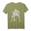 American Football Lineman Kinder T-Shirt - Perfektes Geschenk für Football Fans & Nachwuchsspieler, ideal für Weihnachten & Geburtstage