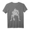 American Football Lineman Kinder T-Shirt - Perfektes Geschenk für Football Fans & Nachwuchsspieler, ideal für Weihnachten & Geburtstage